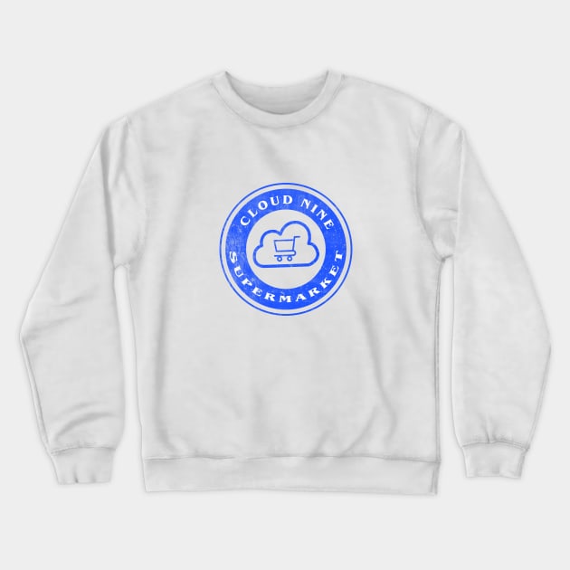 Retro Vintage Funny Supermarket Logo Crewneck Sweatshirt by Eyanosa